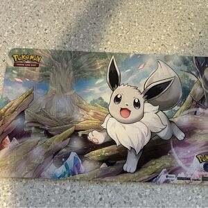 Pokemon Trading Card Game Playmat with Eevee